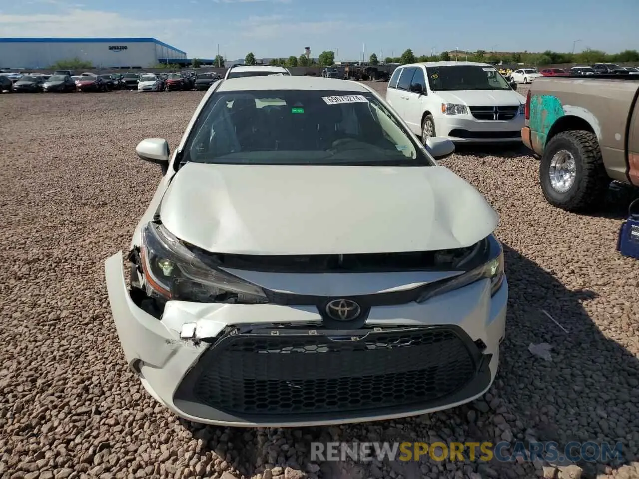5 Photograph of a damaged car JTDEPRAE4LJ058059 TOYOTA COROLLA 2020