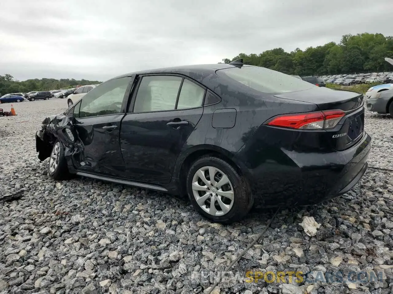 2 Photograph of a damaged car JTDEPRAE4LJ061883 TOYOTA COROLLA 2020