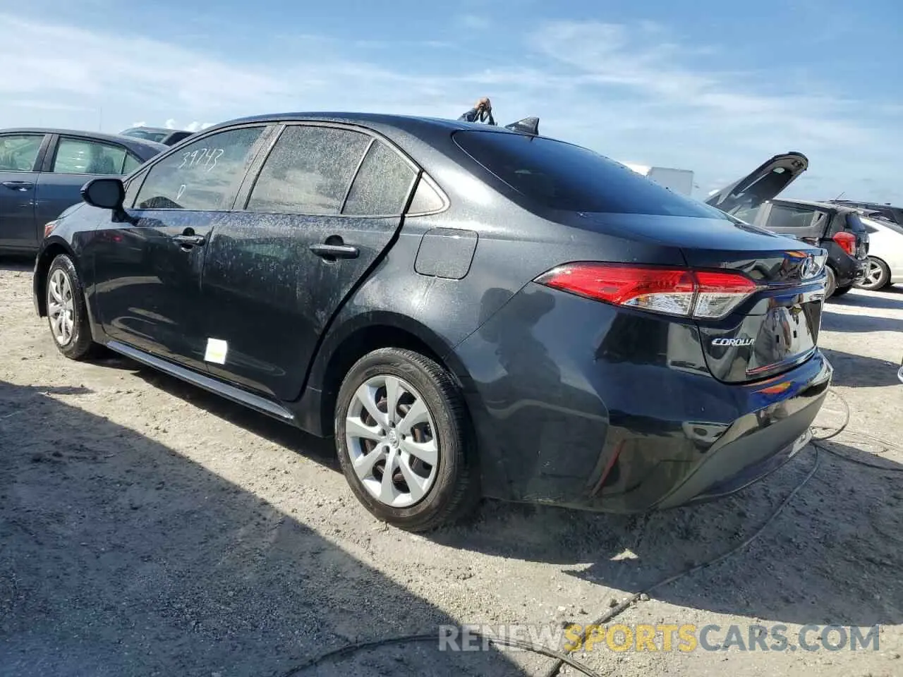 2 Photograph of a damaged car JTDEPRAE4LJ065108 TOYOTA COROLLA 2020