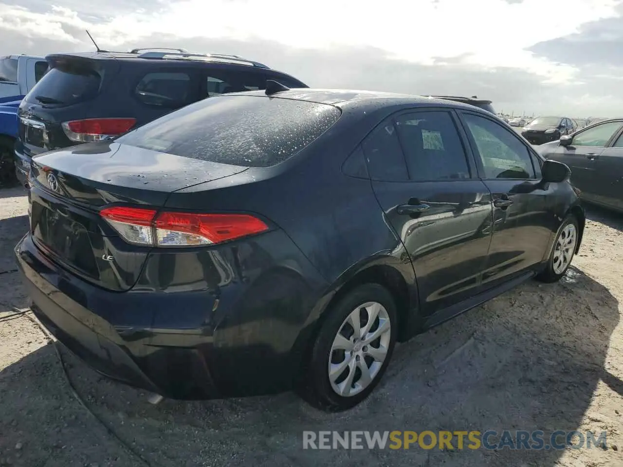 3 Photograph of a damaged car JTDEPRAE4LJ065108 TOYOTA COROLLA 2020