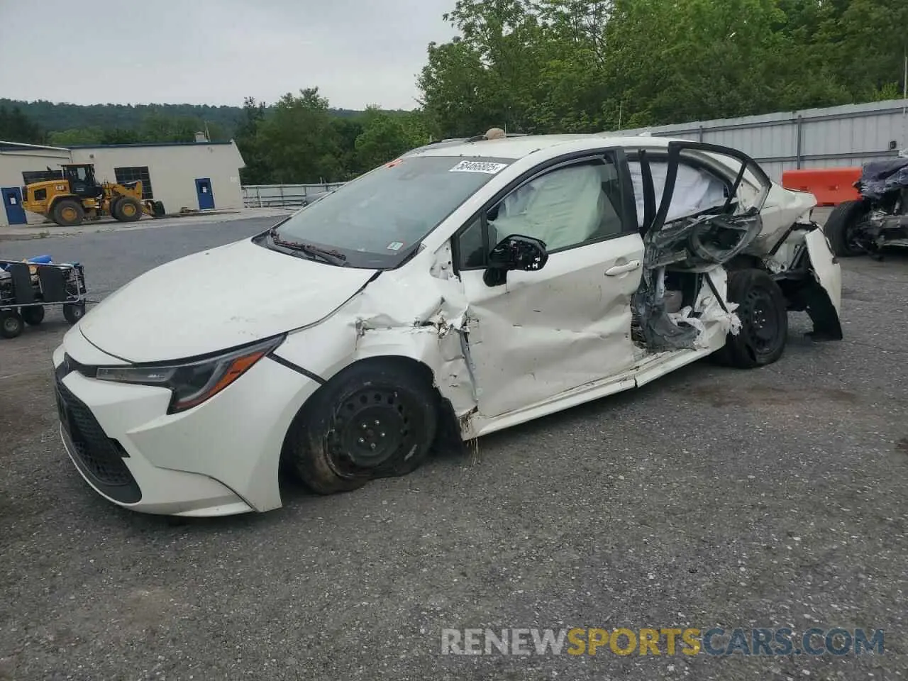 1 Photograph of a damaged car JTDEPRAE4LJ067960 TOYOTA COROLLA 2020