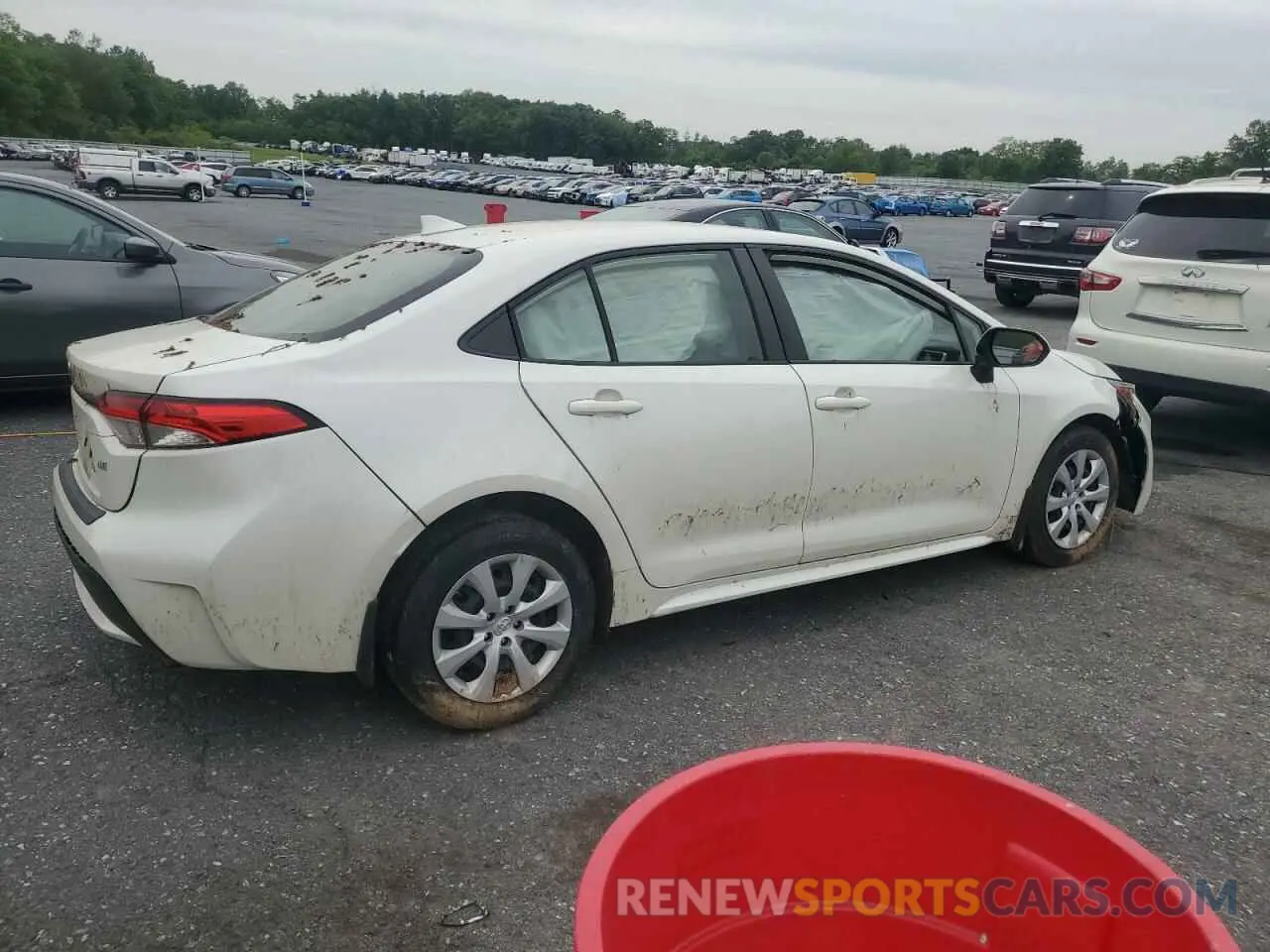 3 Photograph of a damaged car JTDEPRAE4LJ067960 TOYOTA COROLLA 2020