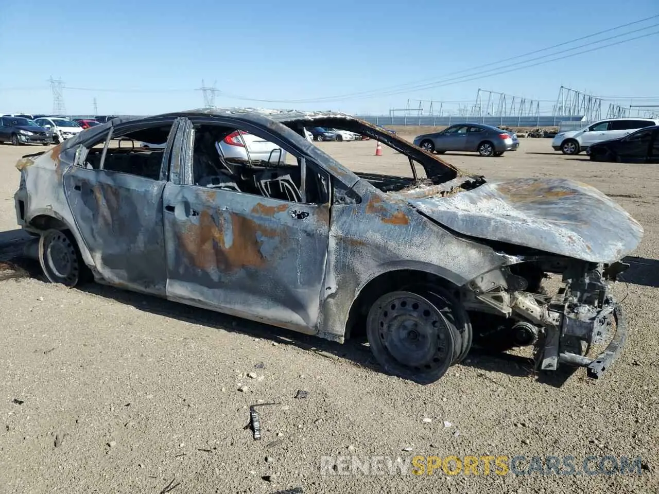 4 Photograph of a damaged car JTDEPRAE4LJ068784 TOYOTA COROLLA 2020