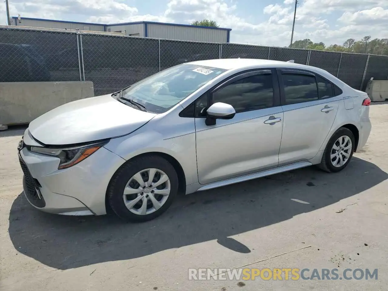 1 Photograph of a damaged car JTDEPRAE4LJ069370 TOYOTA COROLLA 2020