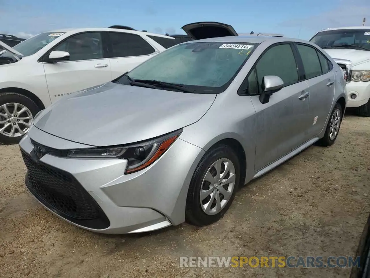 1 Photograph of a damaged car JTDEPRAE4LJ069661 TOYOTA COROLLA 2020