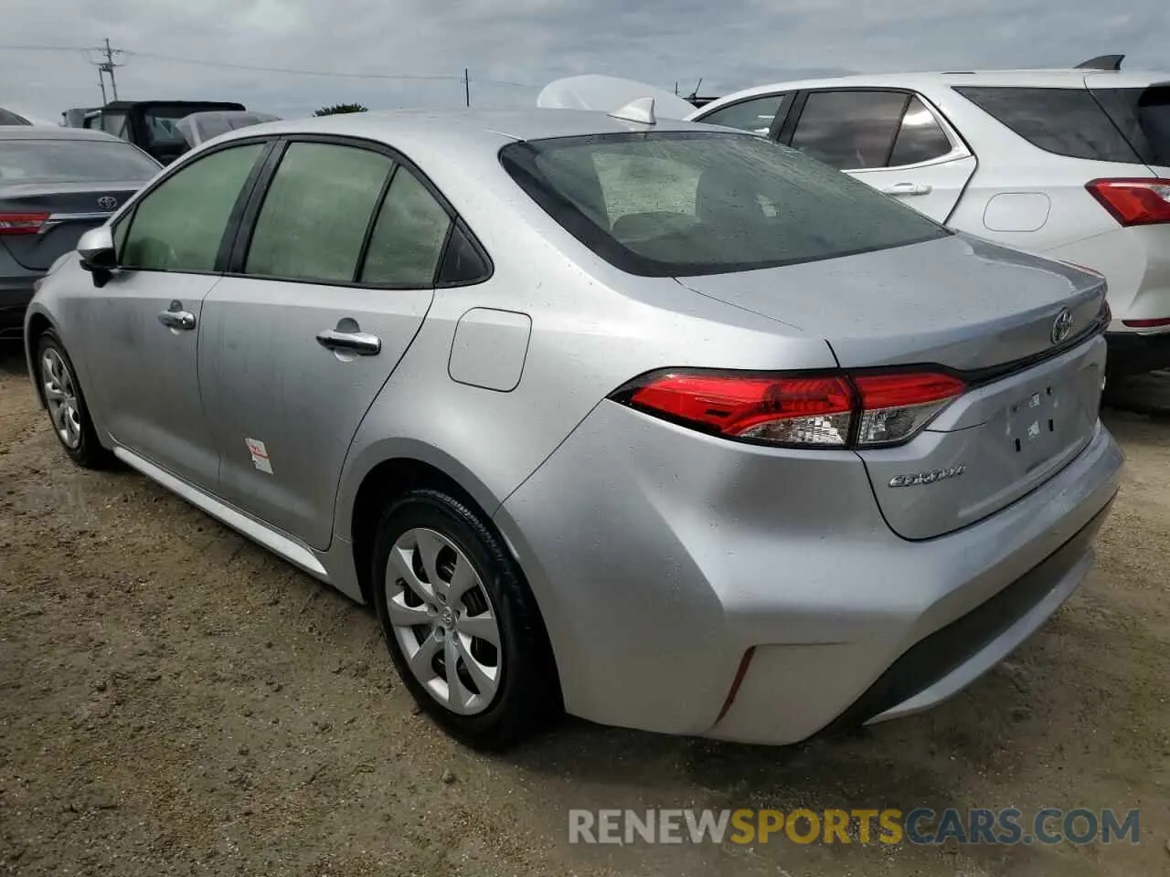 2 Photograph of a damaged car JTDEPRAE4LJ069661 TOYOTA COROLLA 2020
