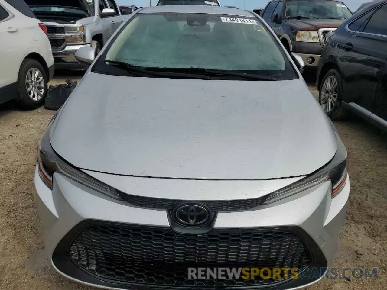 5 Photograph of a damaged car JTDEPRAE4LJ069661 TOYOTA COROLLA 2020