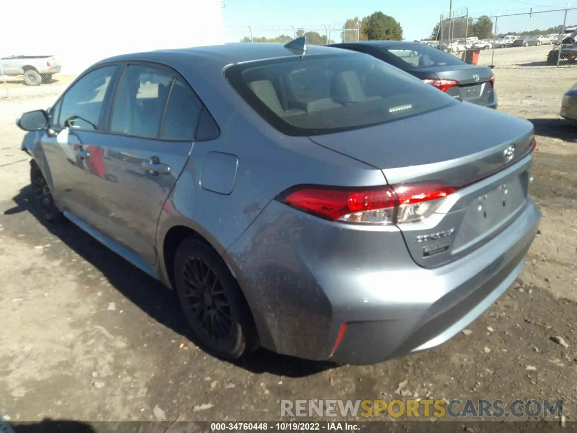 3 Photograph of a damaged car JTDEPRAE4LJ071748 TOYOTA COROLLA 2020