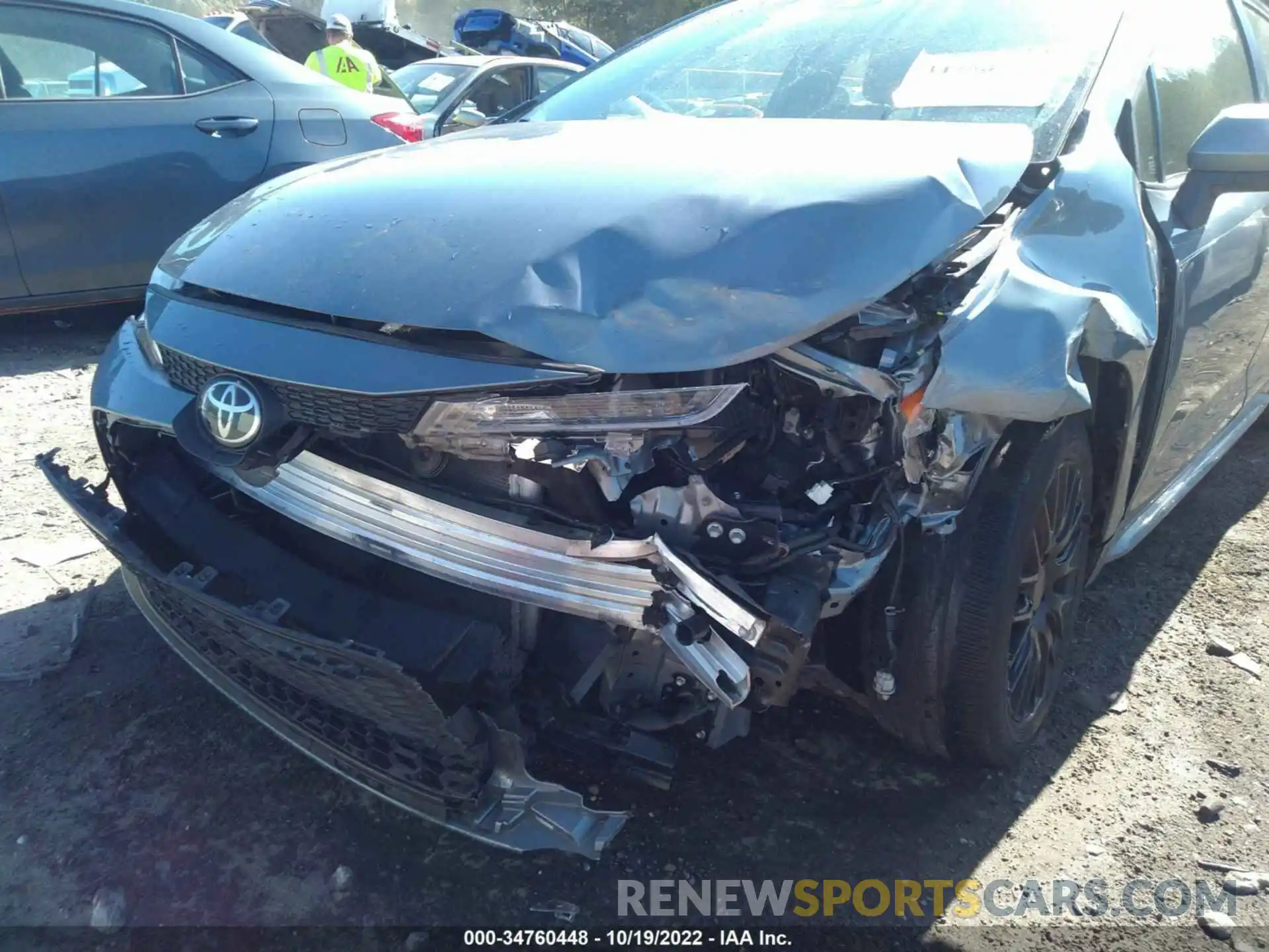 6 Photograph of a damaged car JTDEPRAE4LJ071748 TOYOTA COROLLA 2020