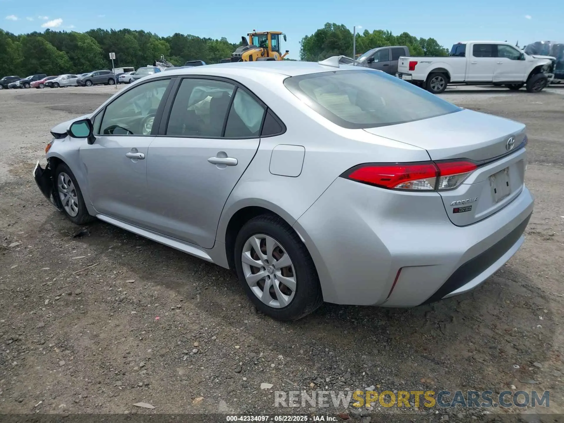 3 Photograph of a damaged car JTDEPRAE4LJ071751 TOYOTA COROLLA 2020