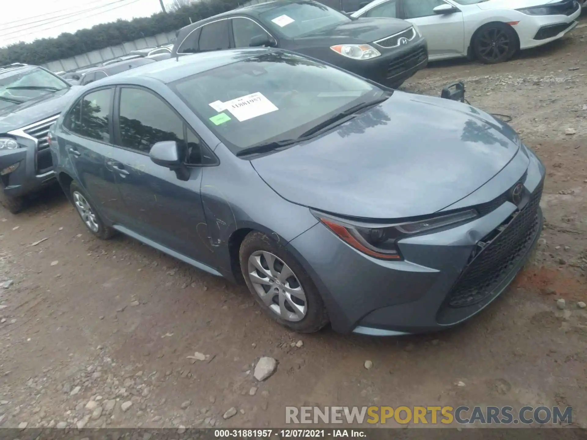 1 Photograph of a damaged car JTDEPRAE4LJ072060 TOYOTA COROLLA 2020