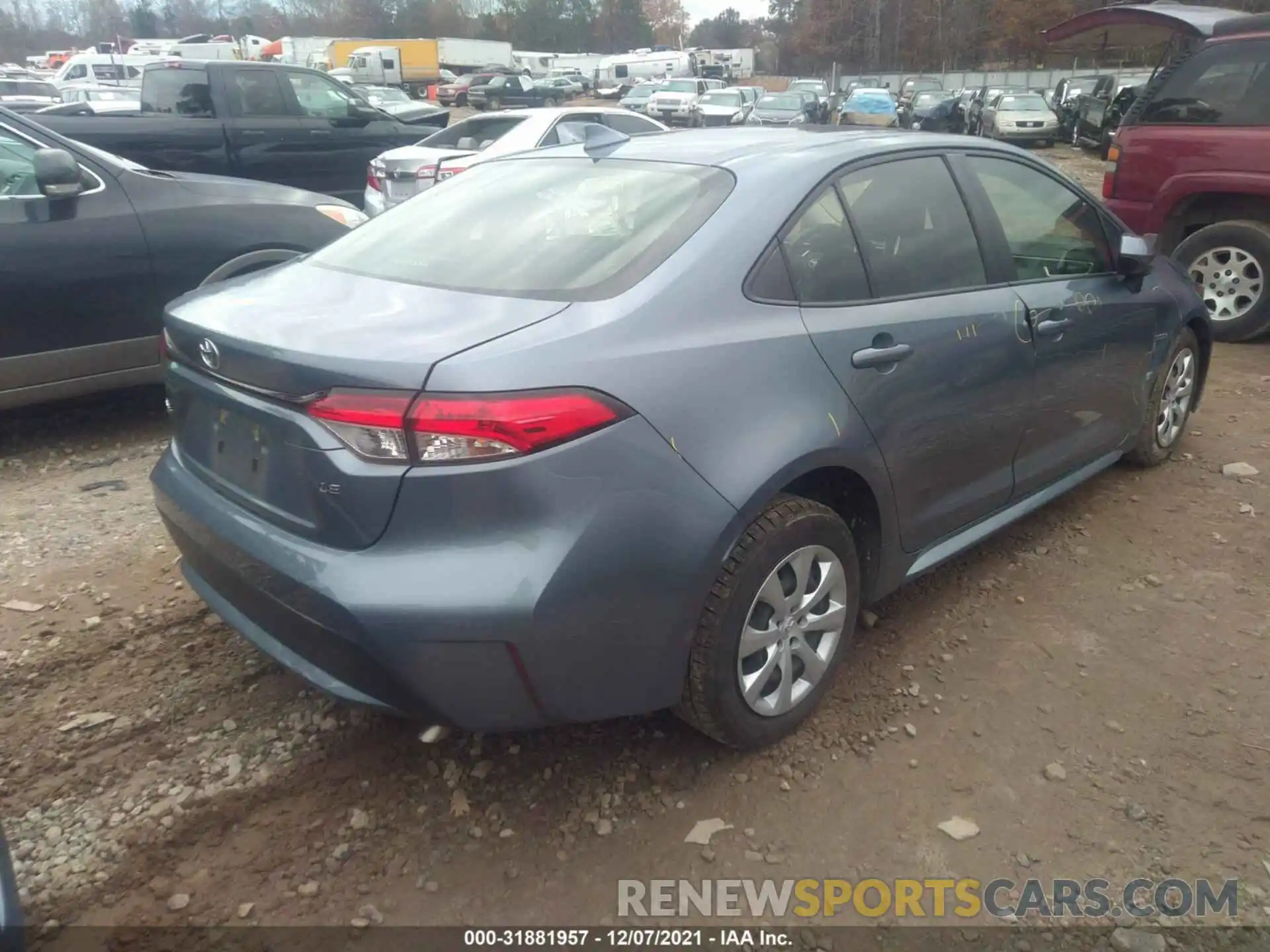 4 Photograph of a damaged car JTDEPRAE4LJ072060 TOYOTA COROLLA 2020