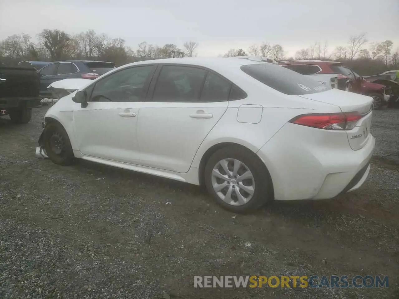 2 Photograph of a damaged car JTDEPRAE4LJ074472 TOYOTA COROLLA 2020
