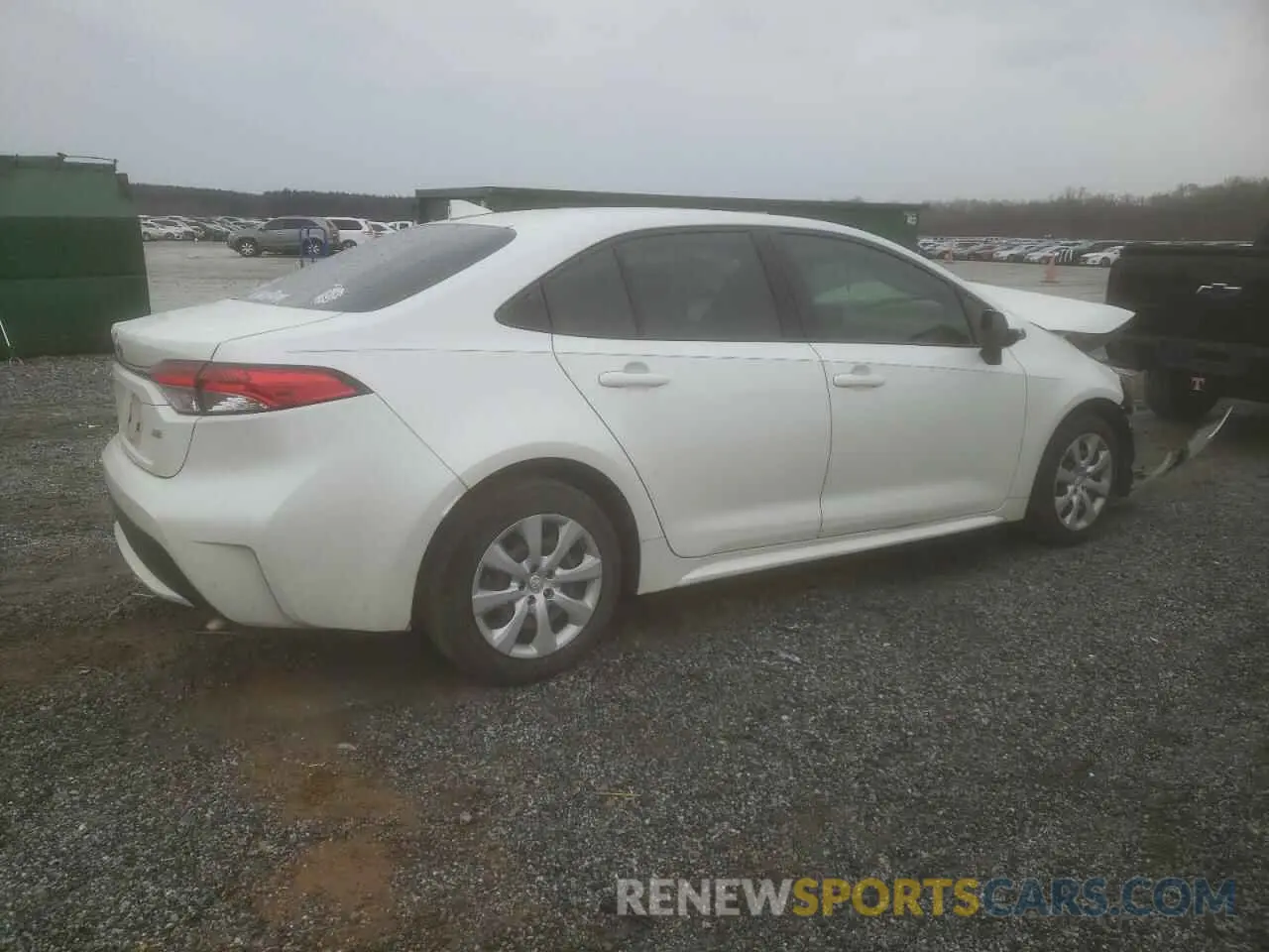 3 Photograph of a damaged car JTDEPRAE4LJ074472 TOYOTA COROLLA 2020