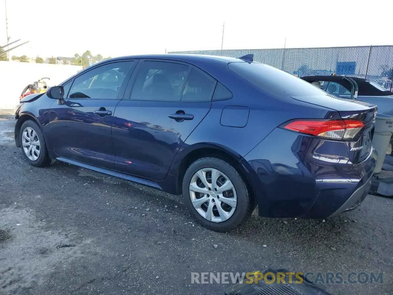 2 Photograph of a damaged car JTDEPRAE4LJ075878 TOYOTA COROLLA 2020