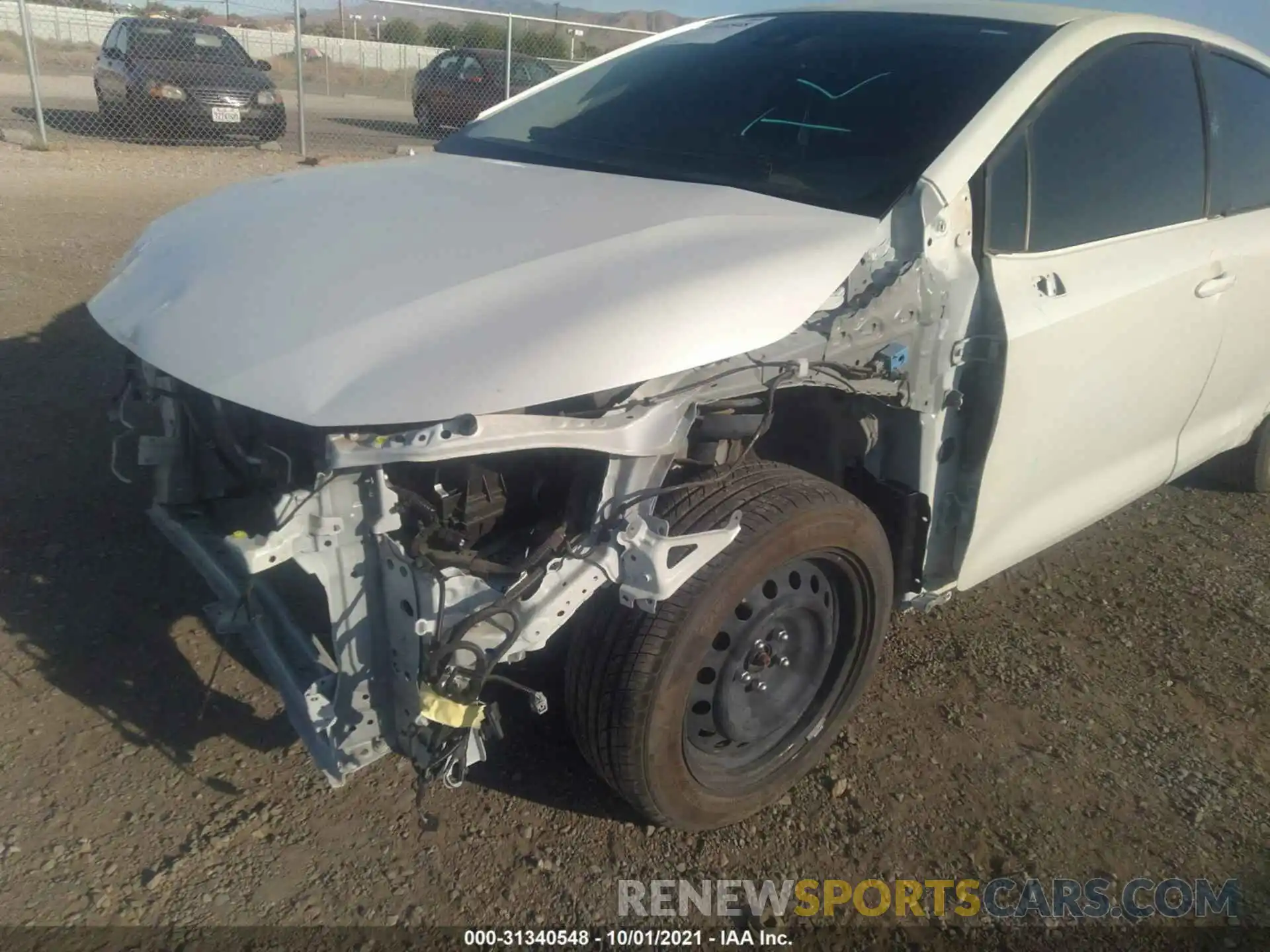 6 Photograph of a damaged car JTDEPRAE4LJ078067 TOYOTA COROLLA 2020