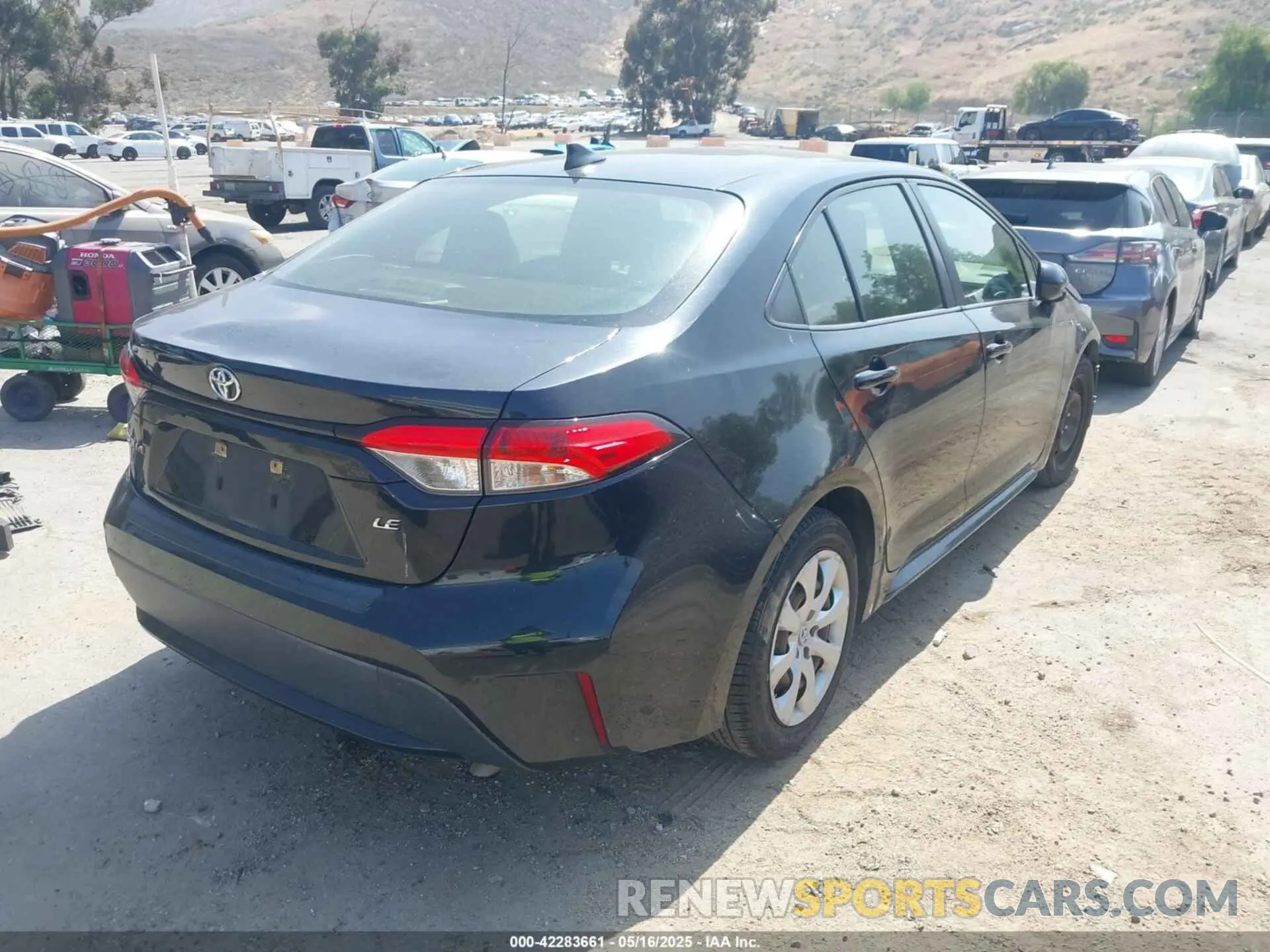 4 Photograph of a damaged car JTDEPRAE4LJ079090 TOYOTA COROLLA 2020