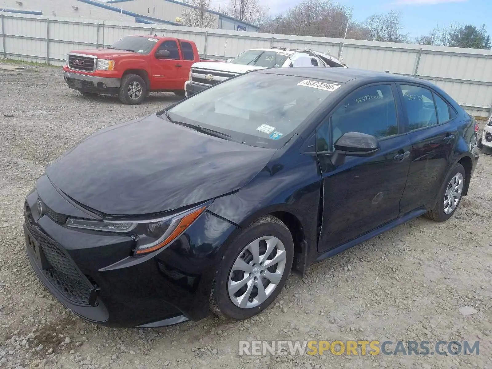 2 Photograph of a damaged car JTDEPRAE4LJ083723 TOYOTA COROLLA 2020
