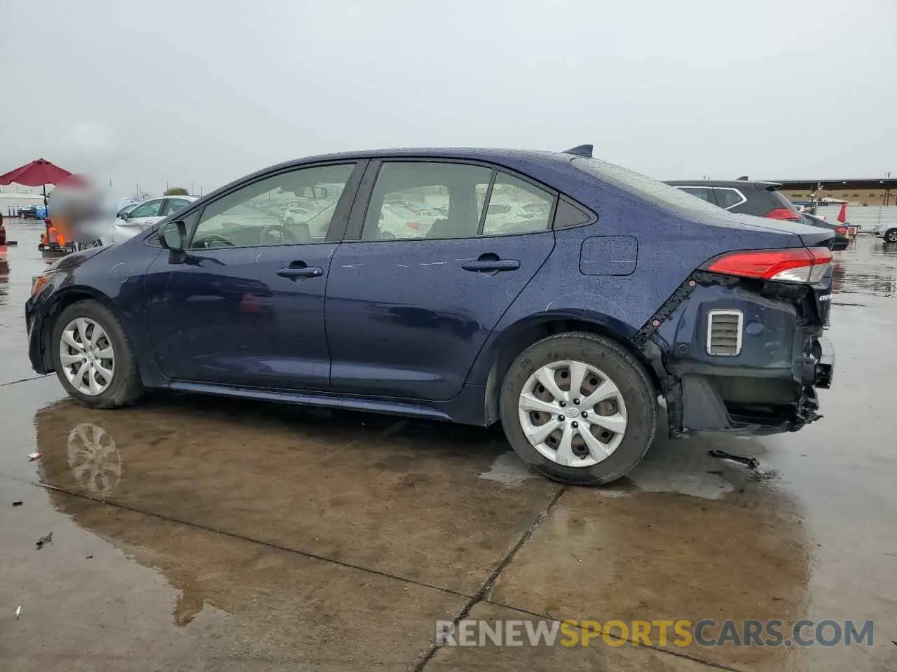 2 Photograph of a damaged car JTDEPRAE4LJ084239 TOYOTA COROLLA 2020