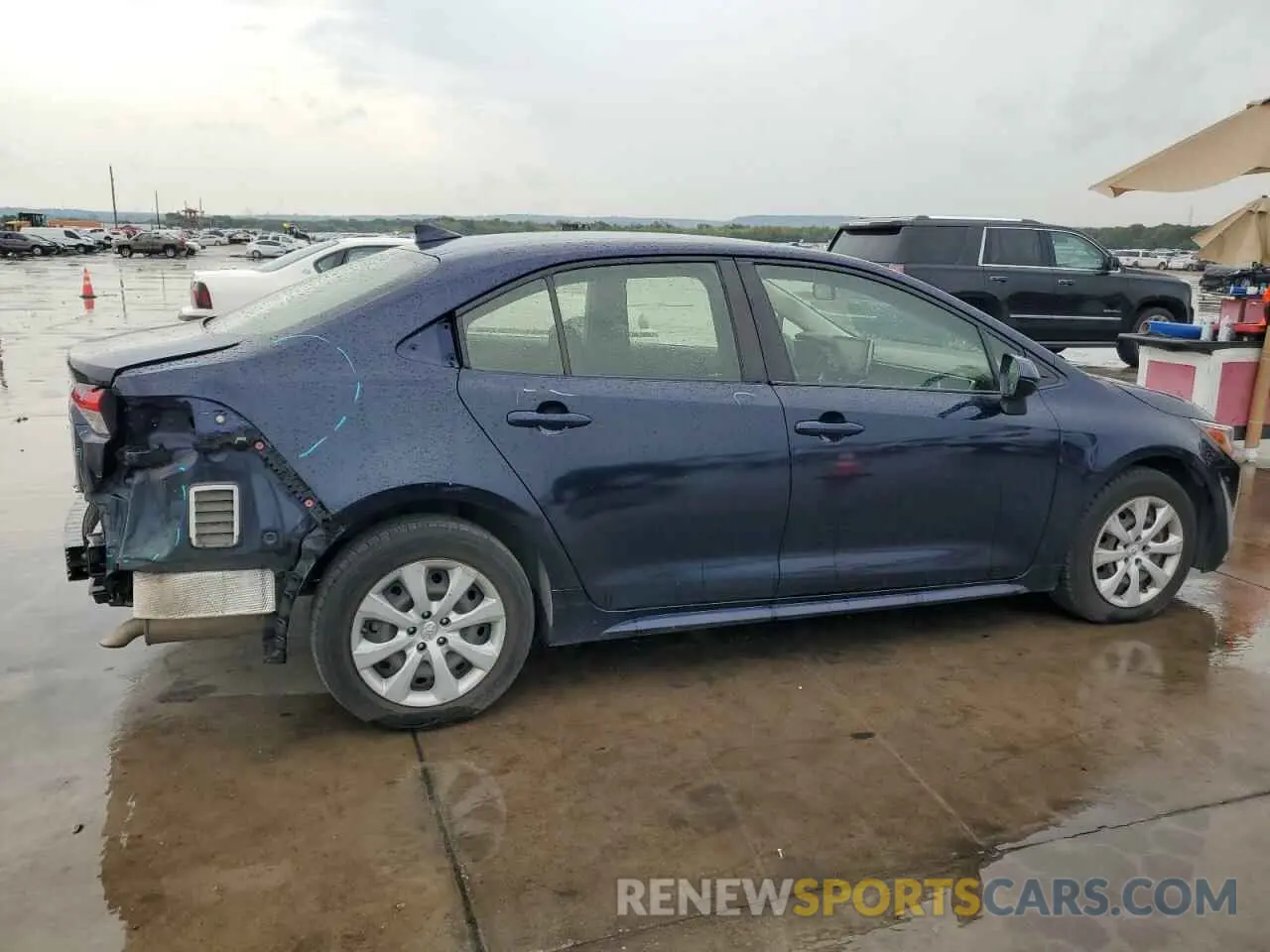 3 Photograph of a damaged car JTDEPRAE4LJ084239 TOYOTA COROLLA 2020