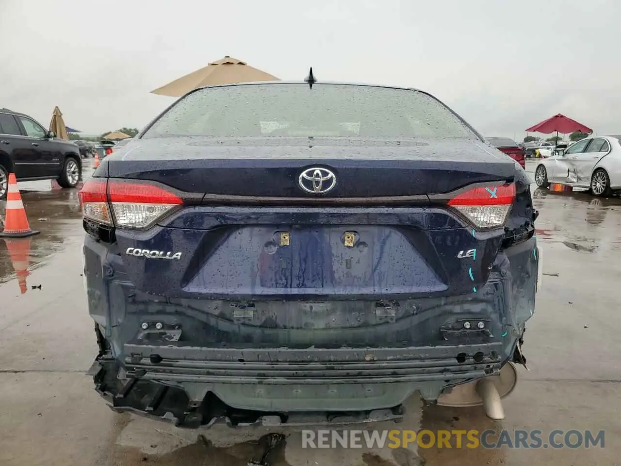 6 Photograph of a damaged car JTDEPRAE4LJ084239 TOYOTA COROLLA 2020