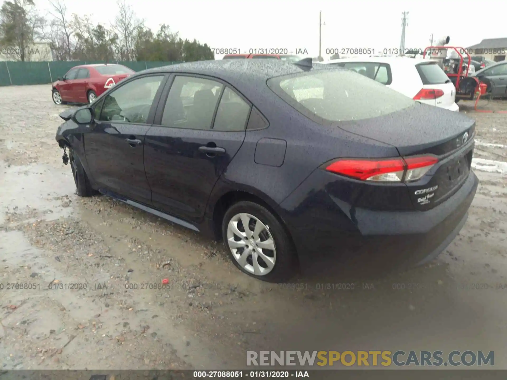 3 Photograph of a damaged car JTDEPRAE4LJ084791 TOYOTA COROLLA 2020