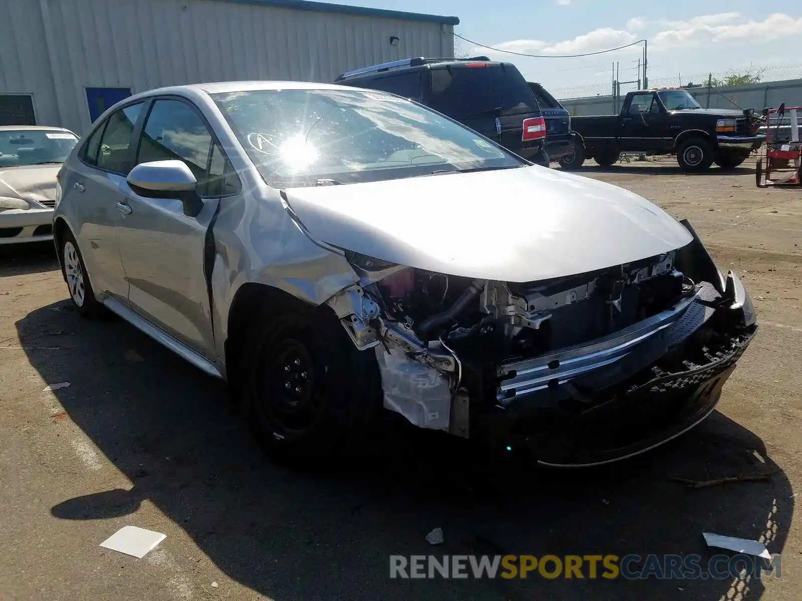 1 Photograph of a damaged car JTDEPRAE4LJ088503 TOYOTA COROLLA 2020