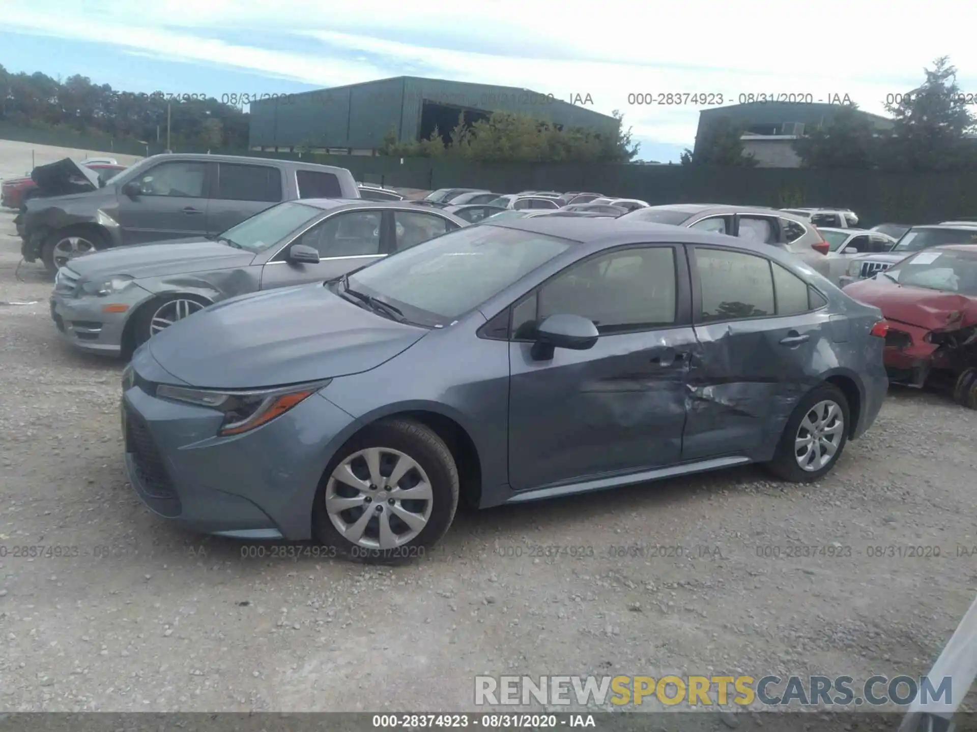 6 Photograph of a damaged car JTDEPRAE4LJ089005 TOYOTA COROLLA 2020