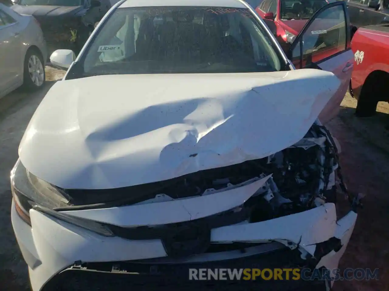 7 Photograph of a damaged car JTDEPRAE4LJ089876 TOYOTA COROLLA 2020