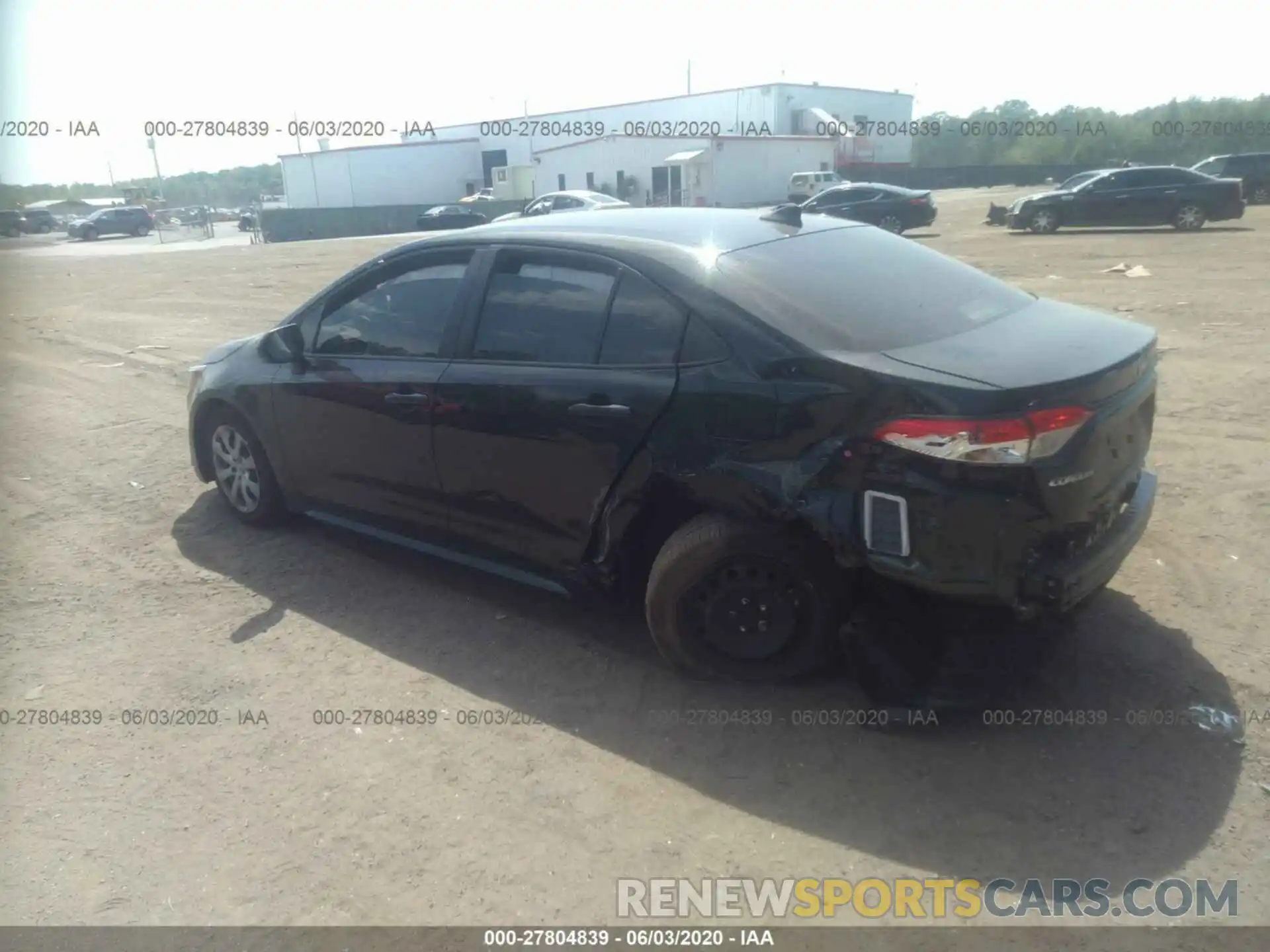 3 Photograph of a damaged car JTDEPRAE4LJ090333 TOYOTA COROLLA 2020