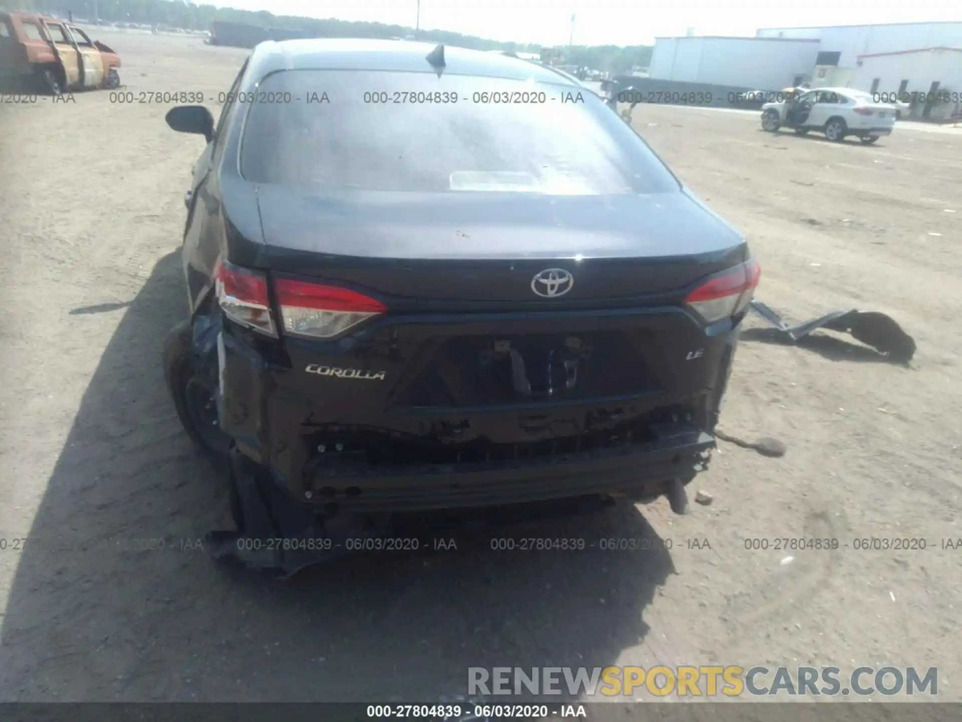 6 Photograph of a damaged car JTDEPRAE4LJ090333 TOYOTA COROLLA 2020