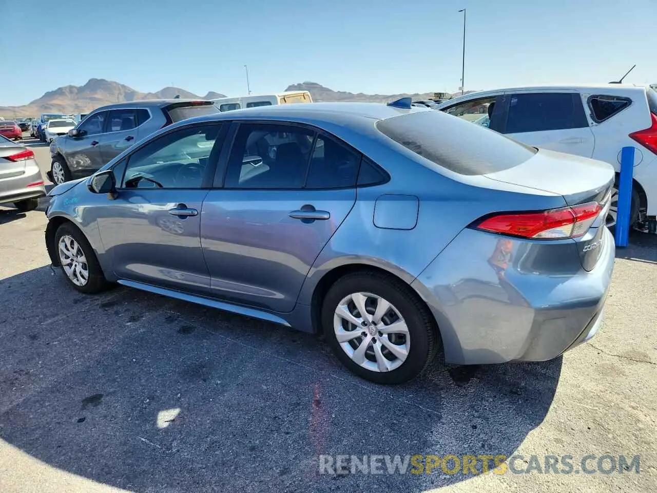 2 Photograph of a damaged car JTDEPRAE4LJ090994 TOYOTA COROLLA 2020