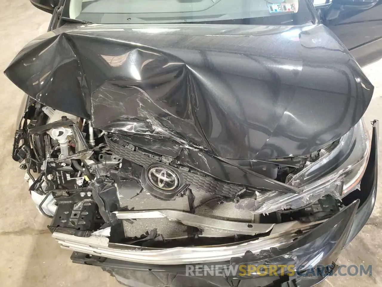 11 Photograph of a damaged car JTDEPRAE4LJ091563 TOYOTA COROLLA 2020