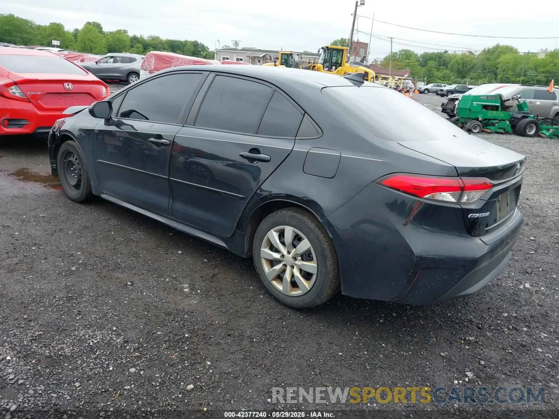 3 Photograph of a damaged car JTDEPRAE4LJ095127 TOYOTA COROLLA 2020