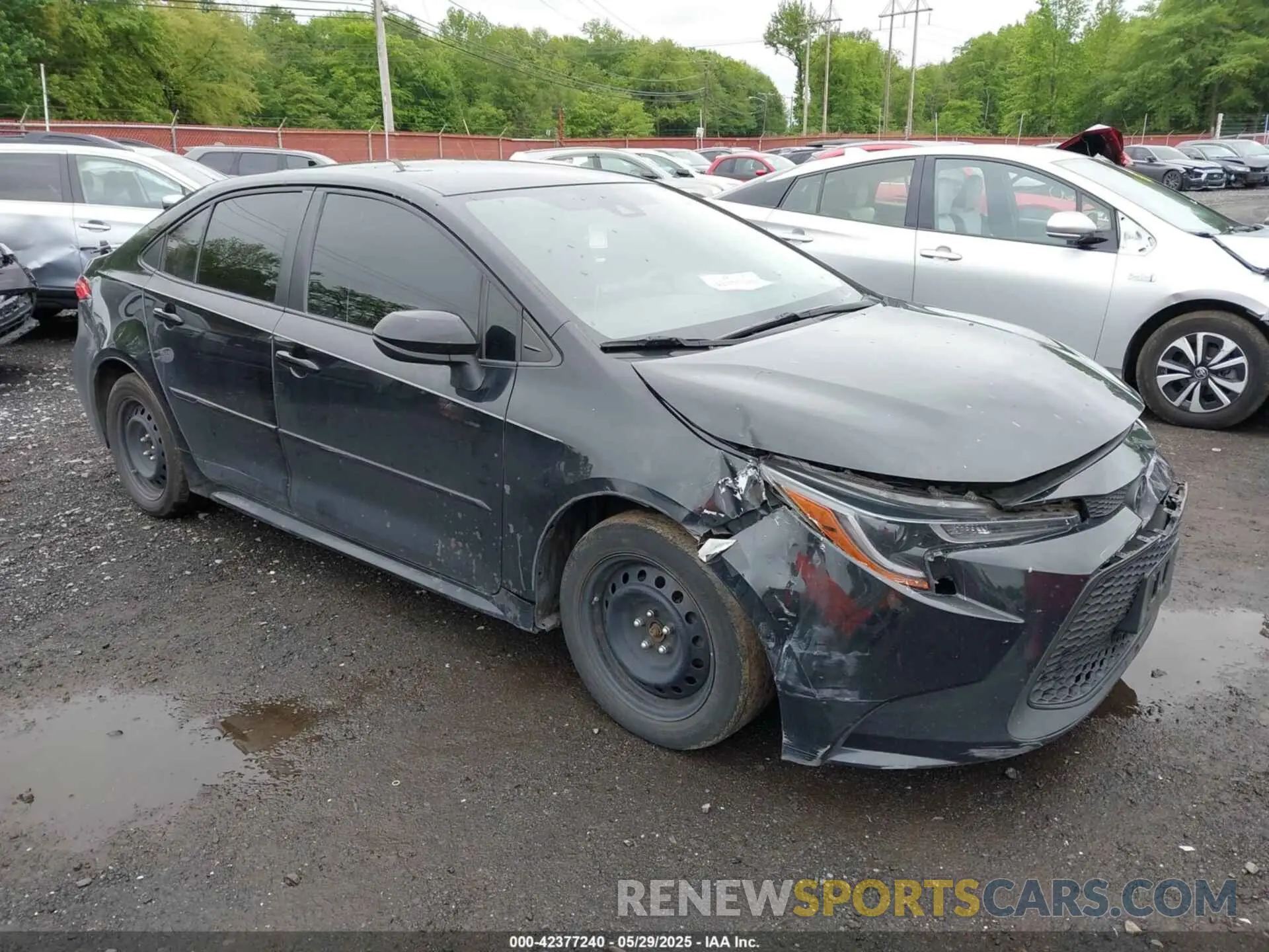 6 Photograph of a damaged car JTDEPRAE4LJ095127 TOYOTA COROLLA 2020