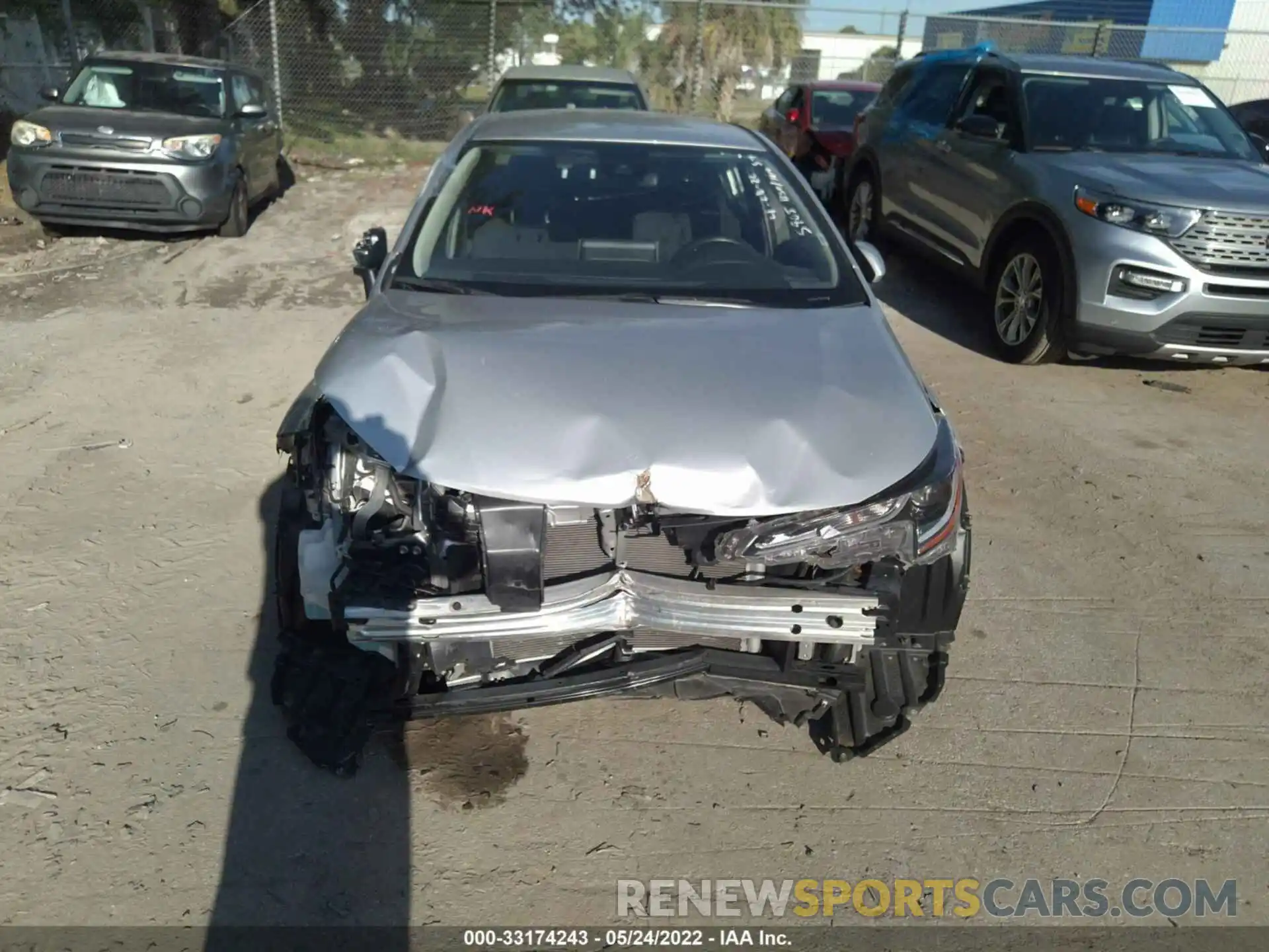 6 Photograph of a damaged car JTDEPRAE4LJ095905 TOYOTA COROLLA 2020