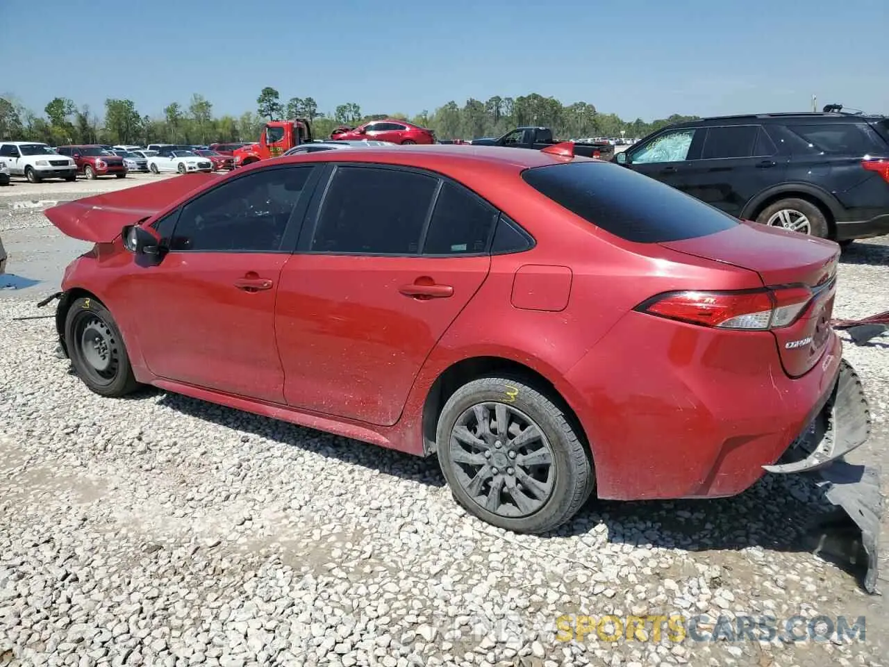 2 Photograph of a damaged car JTDEPRAE4LJ096021 TOYOTA COROLLA 2020