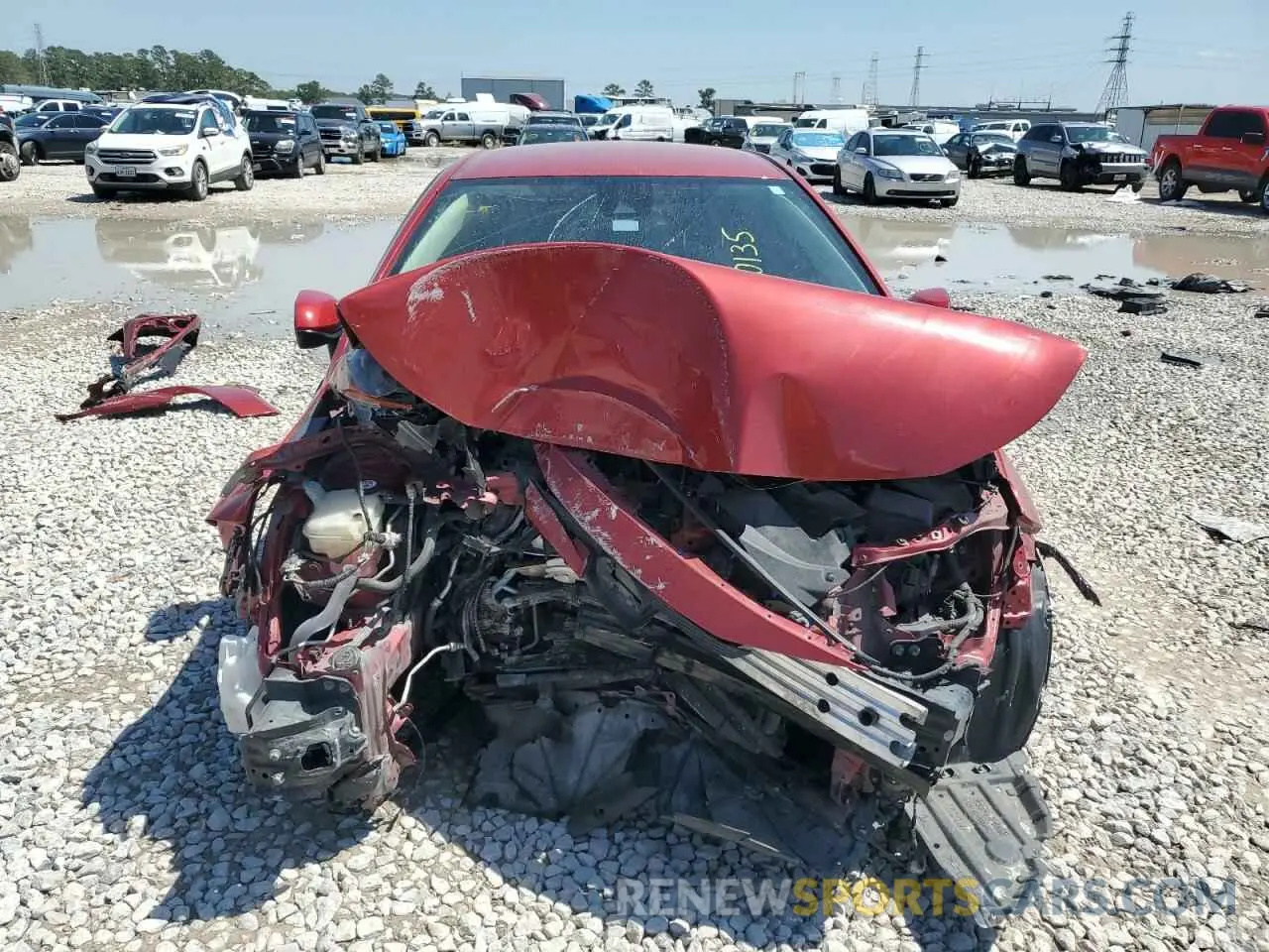 5 Photograph of a damaged car JTDEPRAE4LJ096021 TOYOTA COROLLA 2020
