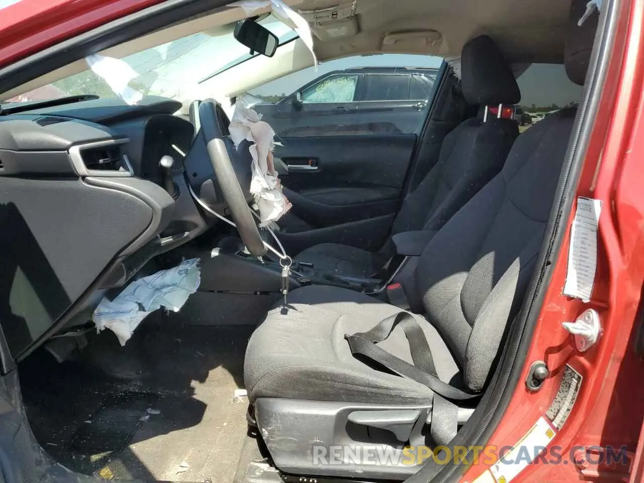7 Photograph of a damaged car JTDEPRAE4LJ096021 TOYOTA COROLLA 2020
