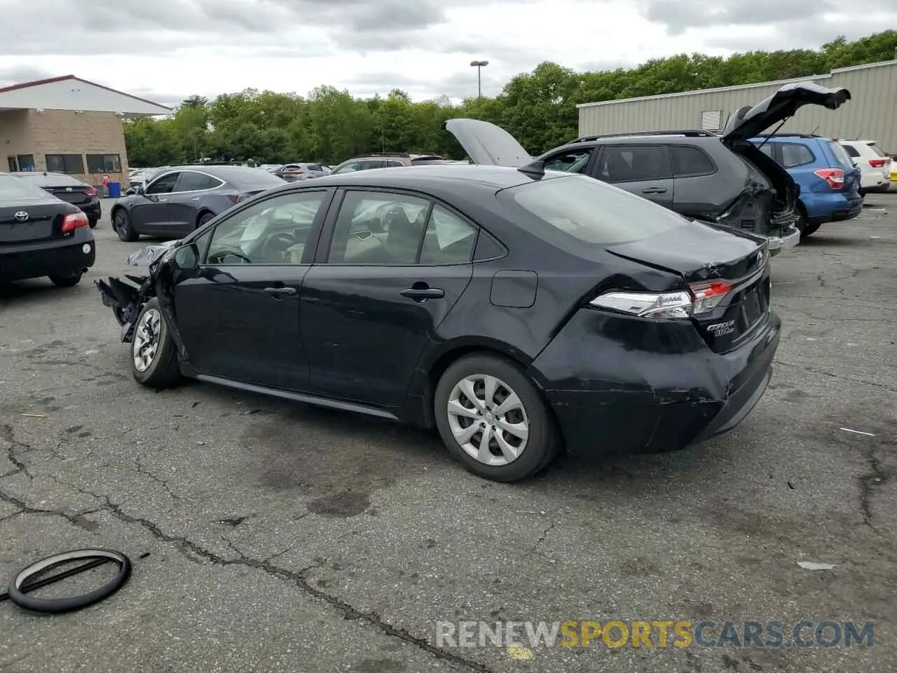 2 Photograph of a damaged car JTDEPRAE4LJ096424 TOYOTA COROLLA 2020
