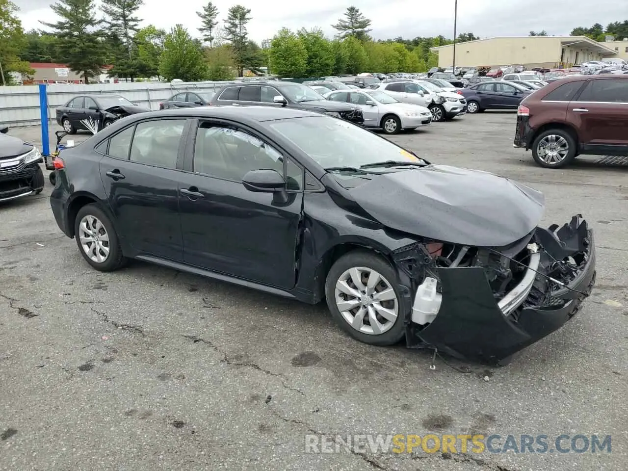 4 Photograph of a damaged car JTDEPRAE4LJ096424 TOYOTA COROLLA 2020