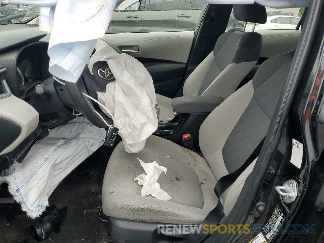 7 Photograph of a damaged car JTDEPRAE4LJ096424 TOYOTA COROLLA 2020