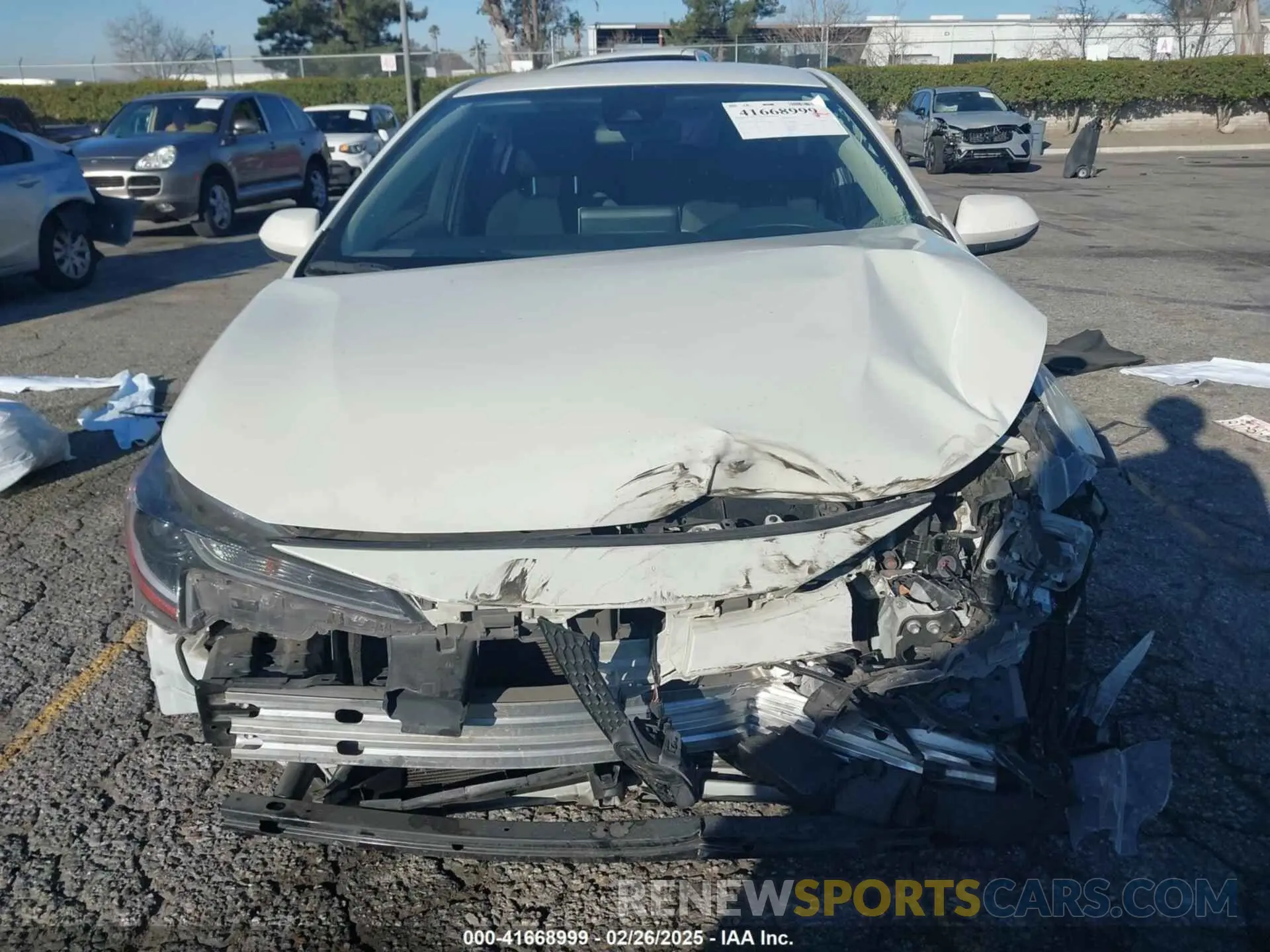 12 Photograph of a damaged car JTDEPRAE4LJ100696 TOYOTA COROLLA 2020