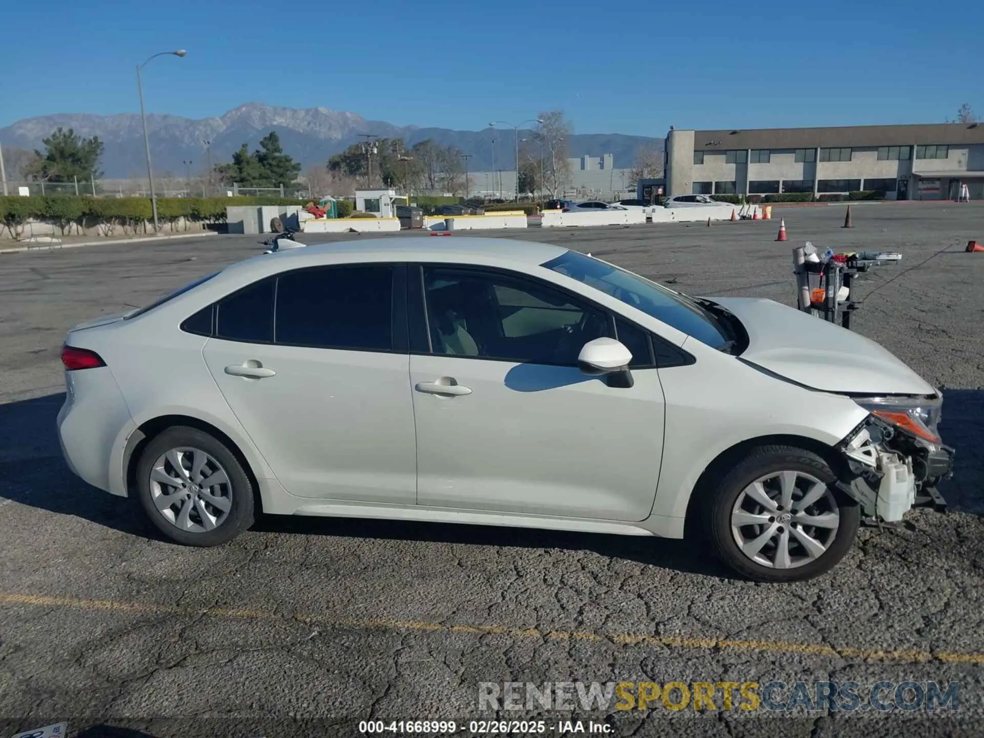 13 Photograph of a damaged car JTDEPRAE4LJ100696 TOYOTA COROLLA 2020