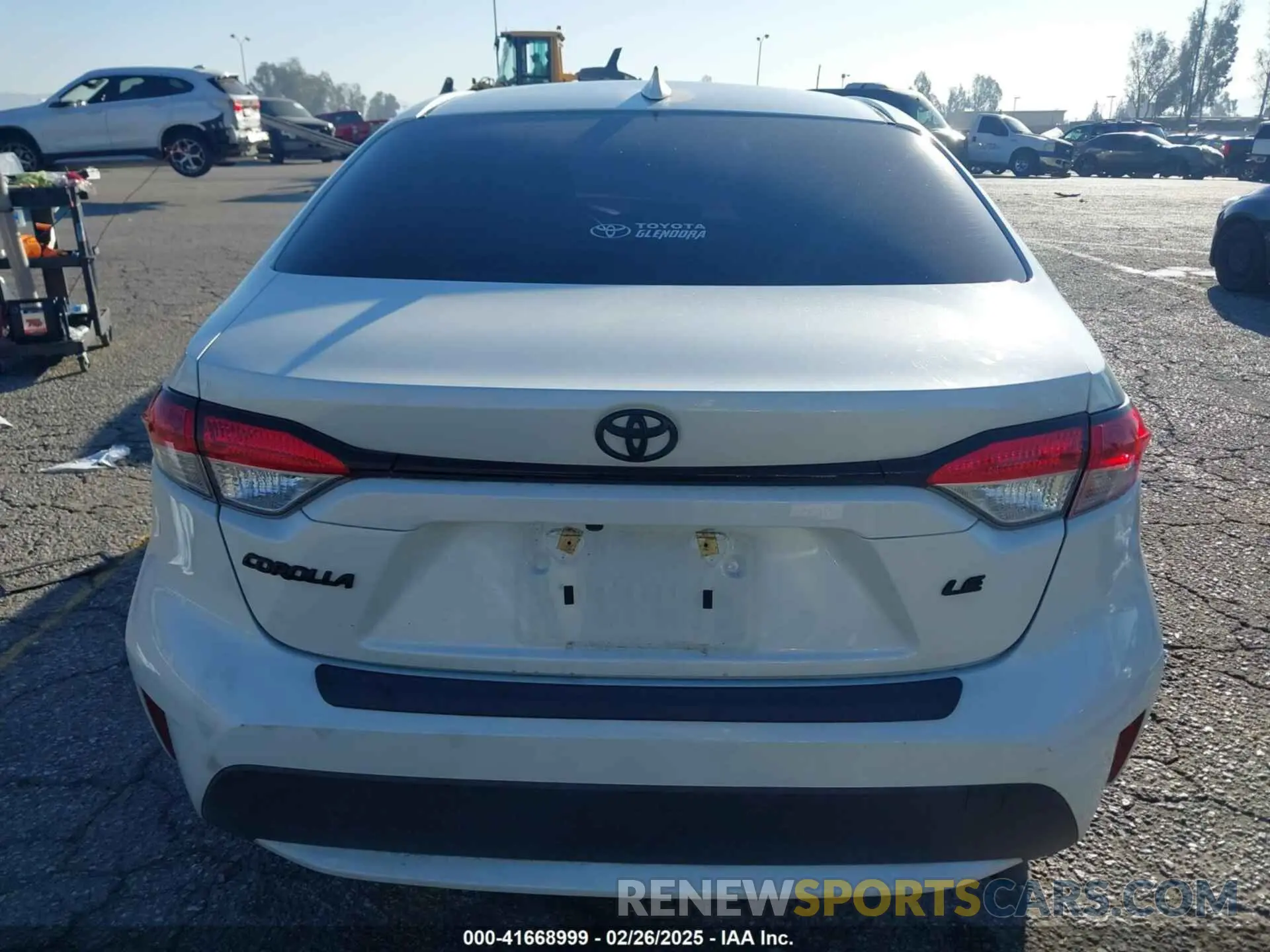 16 Photograph of a damaged car JTDEPRAE4LJ100696 TOYOTA COROLLA 2020