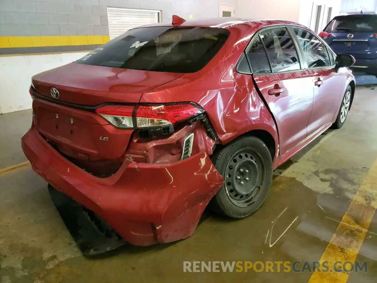 9 Photograph of a damaged car JTDEPRAE4LJ101055 TOYOTA COROLLA 2020