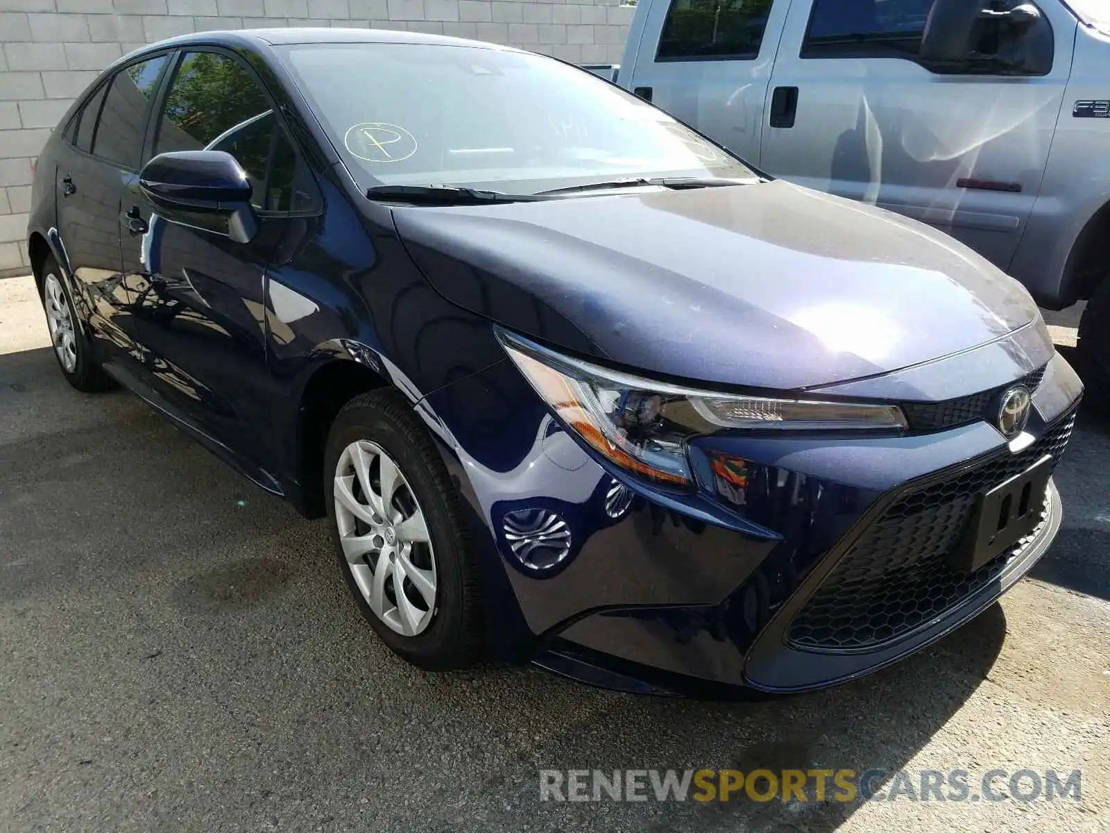 1 Photograph of a damaged car JTDEPRAE4LJ102982 TOYOTA COROLLA 2020