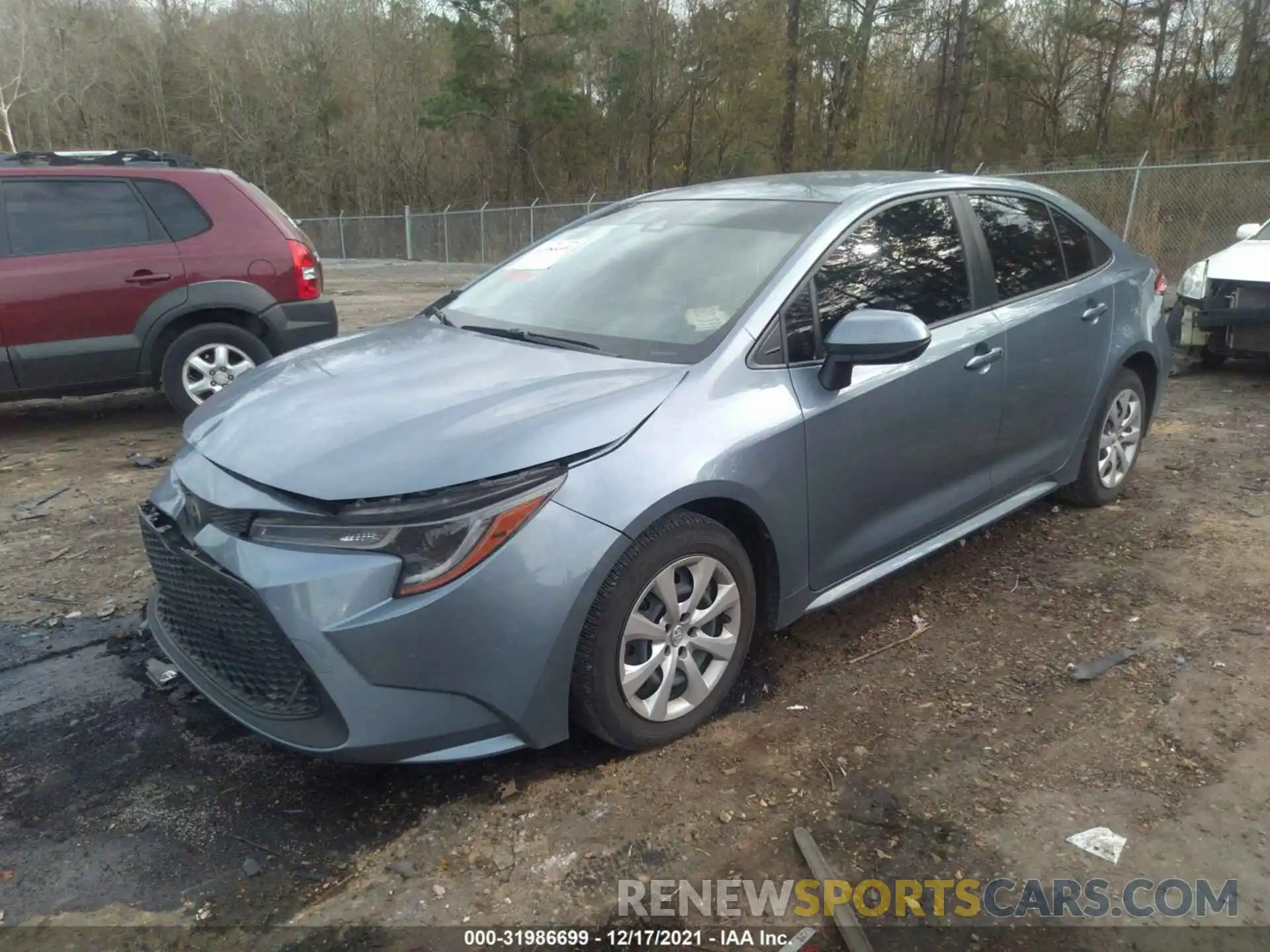 2 Photograph of a damaged car JTDEPRAE4LJ105350 TOYOTA COROLLA 2020