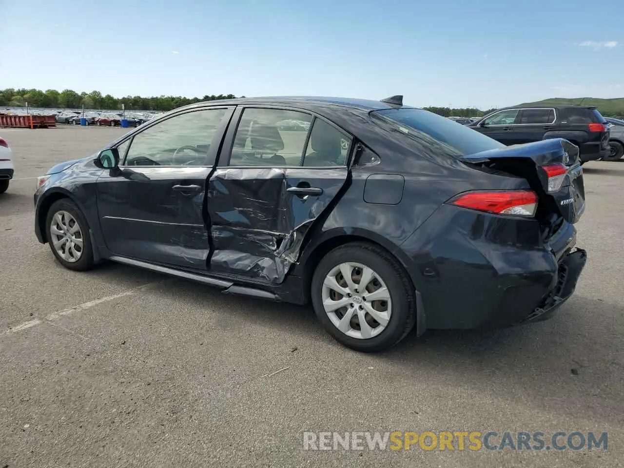 2 Photograph of a damaged car JTDEPRAE4LJ111620 TOYOTA COROLLA 2020