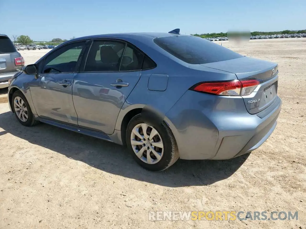2 Photograph of a damaged car JTDEPRAE4LJ113402 TOYOTA COROLLA 2020